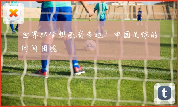 世界杯梦想还有多远?中国足球的时间困境
