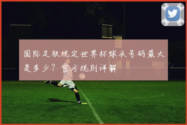 国际足联规定世界杯球衣号码最大是多少？官方规则详解
